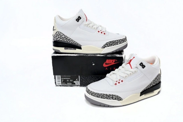 Cheap Jordan White Reimagined DN3707-100 Retro 3 Cement 0816